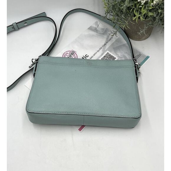 Kate Spade Authenticated Leather Margaux Med Convertible Crossbody Hazy Blue‎ - Picture 8 of 16